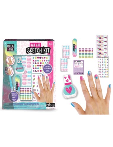 Nice - Nail Art Sketch Kit
