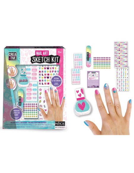 Nice - Nail Art Sketch Kit