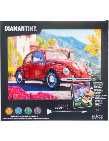 Diamantiny Quadro Maggiolino Rosso