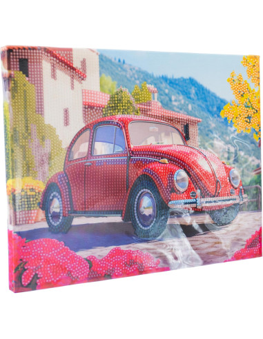 Diamantiny Quadro Maggiolino Rosso