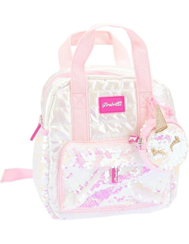 Girabrilla Puffer Mini Zaino Bianco