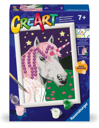 CreArt Serie E Classic - Unicorno con brillanti