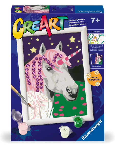 CreArt Serie E Classic - Unicorno con brillanti