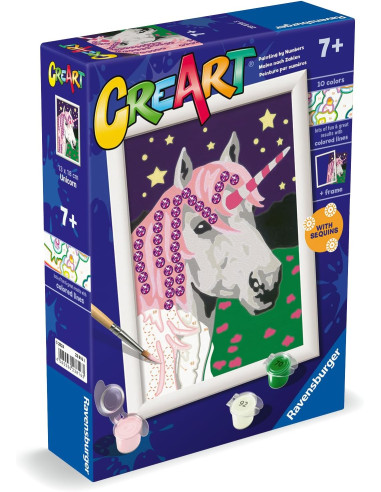 CreArt Serie E Classic - Unicorno con brillanti