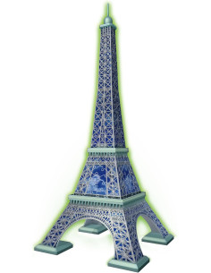 50° anniversario: Torre Eiffel Glow in the Dark 3D puzzle 2