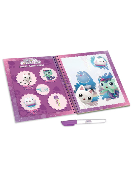 Lisciani - Gabby's dollhouse sketchbook A-meow-zing waterbook