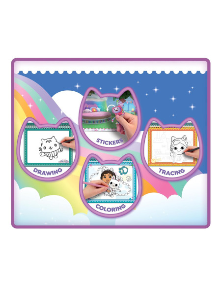 Lisciani - Gabby's dollhouse sketchbook Purr-ific colorare e disegnare