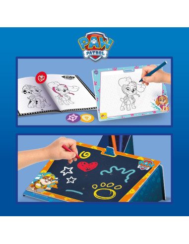 Lisciani - Paw Patrol Zainetto Colouring e Drawing