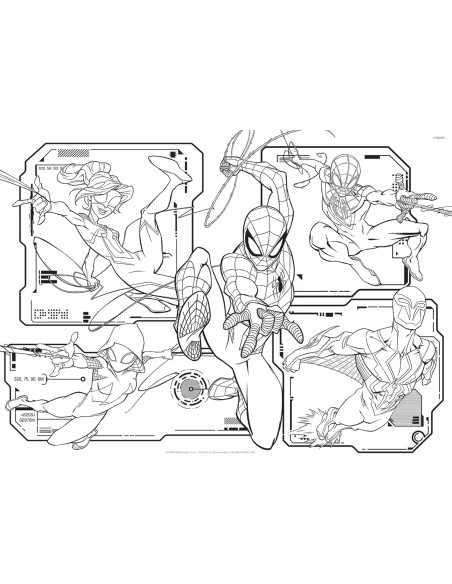 Lisciani - Spiderman Puzzle Maxi Floor 108