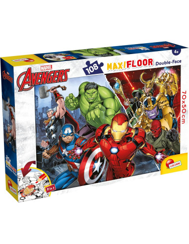 Lisciani - Avengers Puzzle Maxi Floor 108
