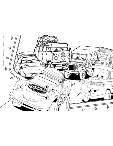 Lisciani - Puzzle Maxi Floor 24 Disney Cars