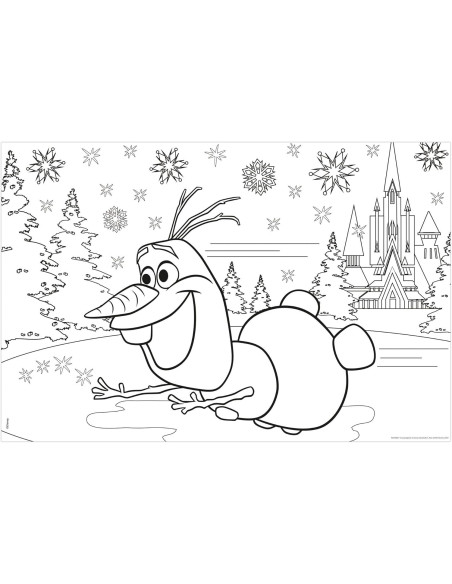 Lisciani - Maxi Floor 35 Frozen Playing On The Ice