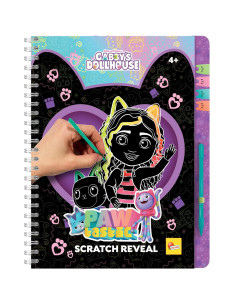 Lisciani - Gabby's dollhouse sketchbook pawtastic scratch 2