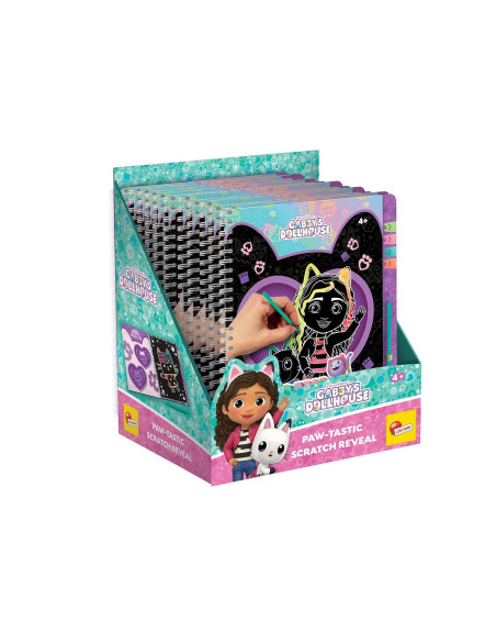 Lisciani - Gabby's dollhouse sketchbook pawtastic scratch