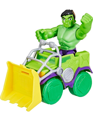 Spidey Veicolo con personaggio Hulk e Accessori