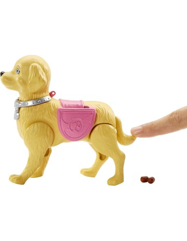 Barbie a spasso con i cuccioli