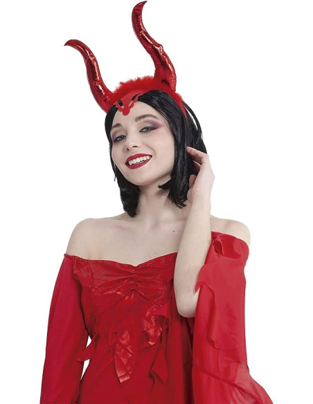 Rubie's - Cerchietto malvagia Rossa