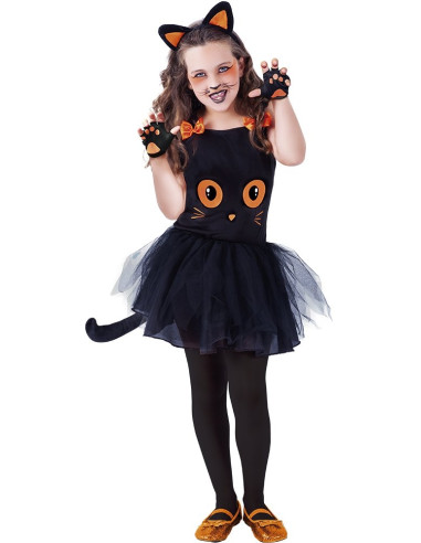 Costume gattina nera Tutuween bambina