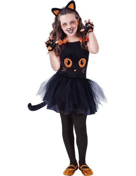 Costume gattina nera Tutuween bambina