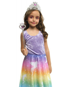 Set Accessori Principessa Argento/Rosa