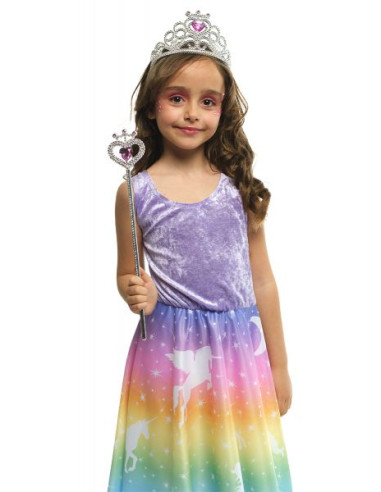 Set Accessori Principessa Argento/Rosa