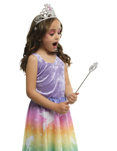 Set Accessori Principessa Argento/Rosa