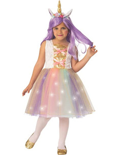 Costume Bimba Shiny Unicorno iNF