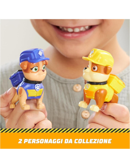 Rubble e Crew Set 2 Personaggi + Accessori Rubble e Mix