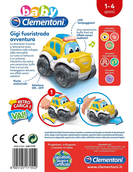 Clementoni - Gigi Fuoristrada Avventura