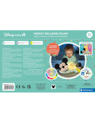 Clementoni - Peluche Baby Mickey