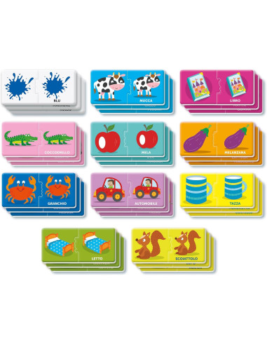 Clementoni - Montessori Prime 100 Parole