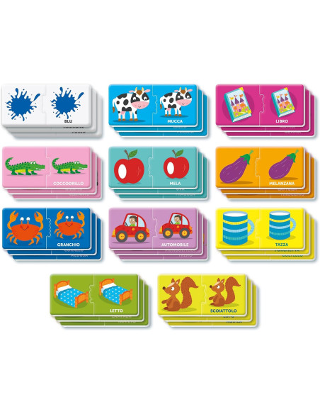 Clementoni - Montessori Prime 100 Parole