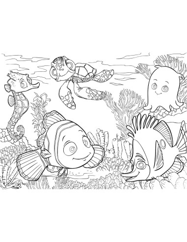 Lisciani - Puzzle Maxi Floor 60 Nemo