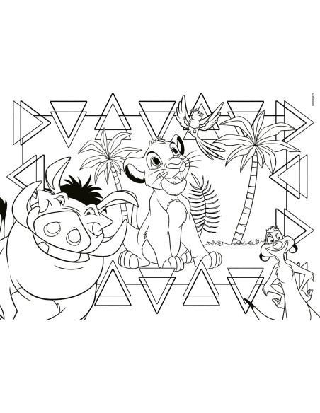 Lisciani - Puzzle Maxi Floor 60 Re Leone