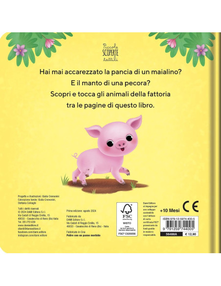 Giunti - Piccole Scoperte Tattili Fattoria