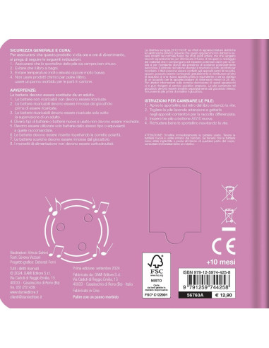 Giunti - Unicorni Libro Tattile Sonoro