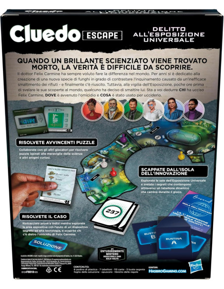 Cluedo Escape Delitto all'Esposozione Universale