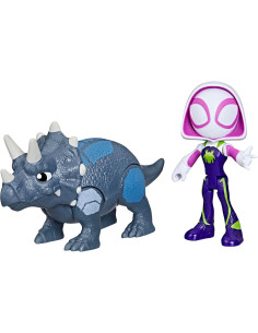  Spidey and his Amazing Friends Spidey con Cattivo Dino...