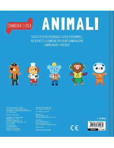 Giunti - Animali. Combina e crea 2
