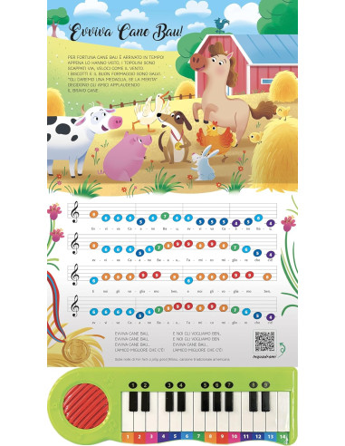 Giunti - Il libro pianoforte della fattoria....
