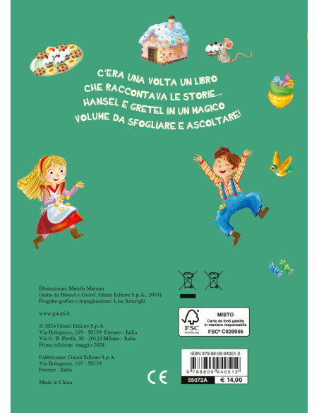 Giunti - Hansel e Gretel. I libri parlanti