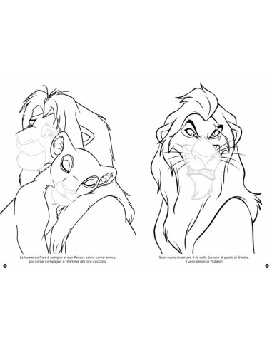 Giunti - Il re Leone e Animali Grandi Stacca e...