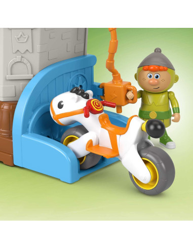 Gus Cavaliere Castello con 3 personaggi