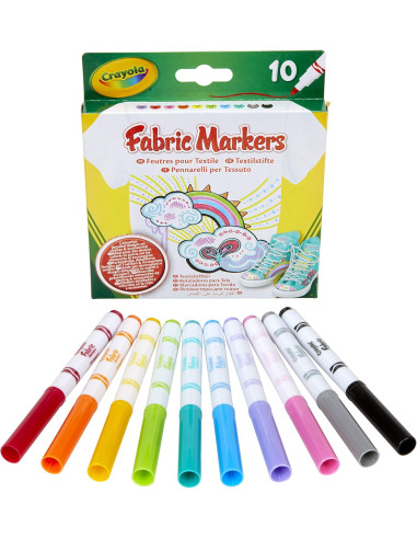 10 PENNARELLI PER TESSUTO