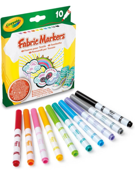 10 PENNARELLI PER TESSUTO