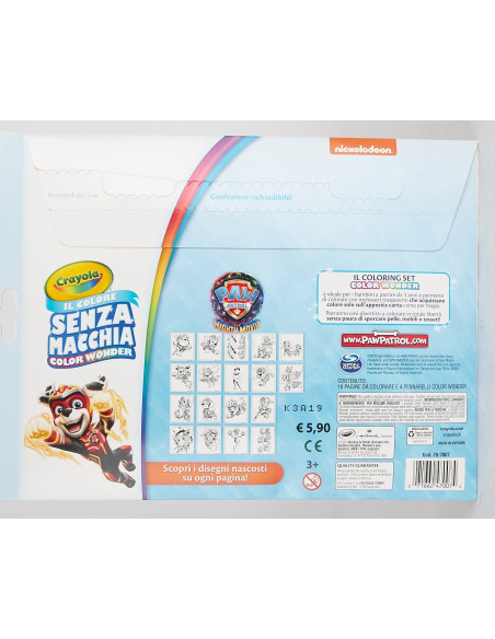 Coloring Set Color Wonder Paw Patrol
