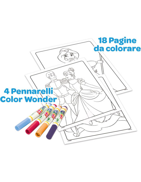 Coloring Set Color Wonder Disney Principesse