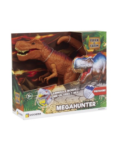 Park e Farm - T-rex 34cm Luci e Suoni 2 colori