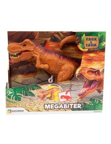Park e Farm - T-rex 36cm Movimento Luci e Suoni