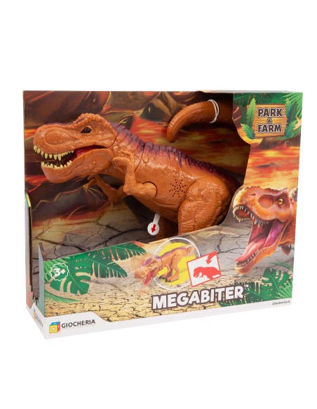 Park e Farm - T-rex 36cm Movimento Luci e Suoni